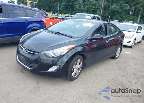 2013 Hyundai Elantra Gls from USA, damaged, VIN 5NPDH4AEXDH179524
